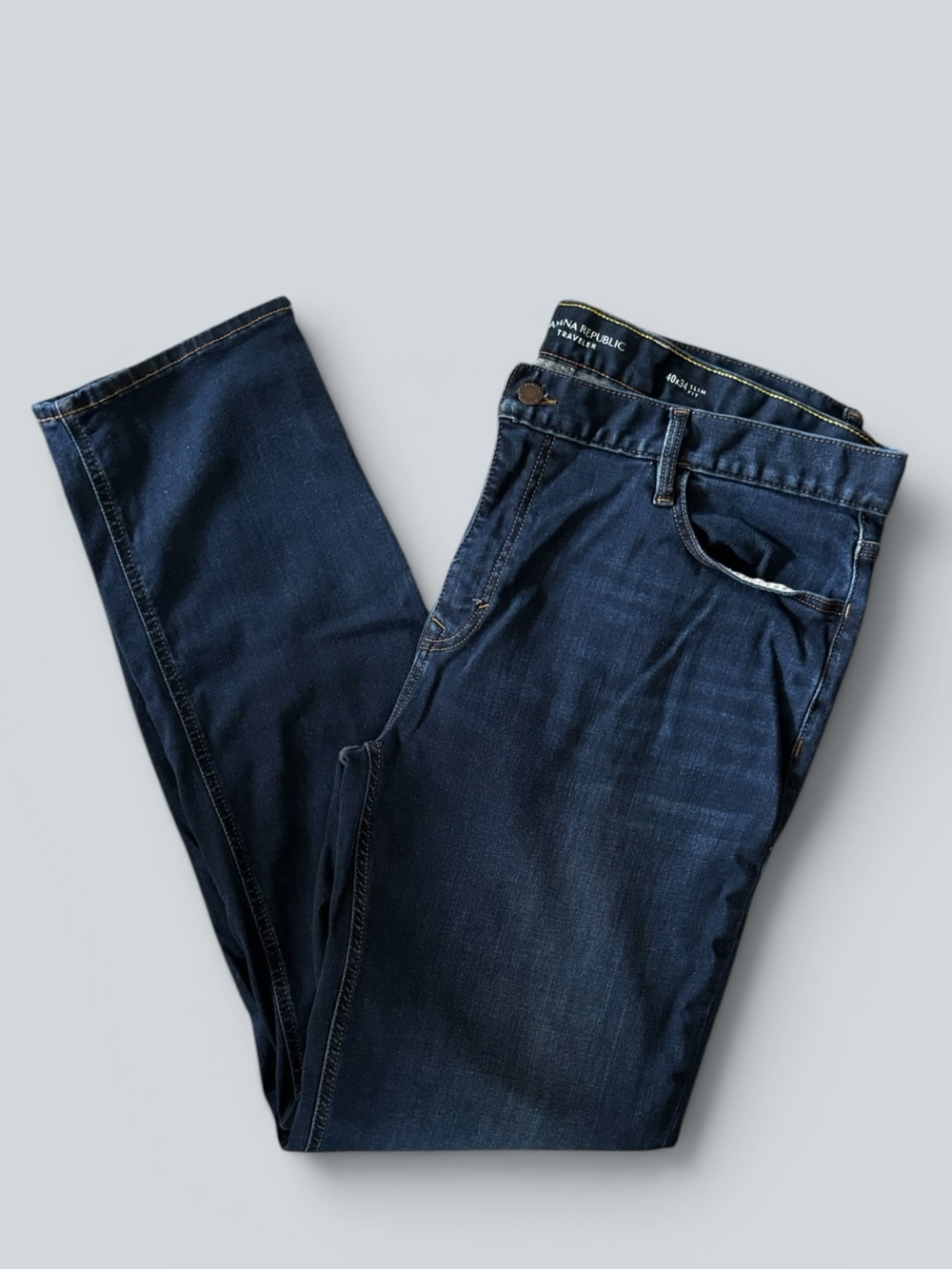 Banana Republic Traveler Jeans Slim Fit Dark Wash Men’s Size 40/34